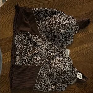 Buckle Brown Lace Bralette